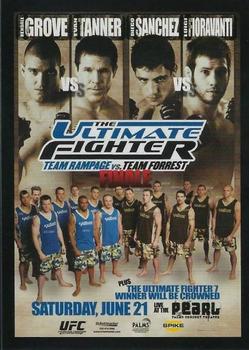 2015 Topps UFC Chronicles - Fight Poster Preview #FPR-TUF7 The Ultimate Fighter 7 Finale Front