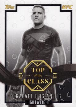 2016 Topps UFC Top of the Class - Top of the Class Black #TOC-4 Rafael dos Anjos Front
