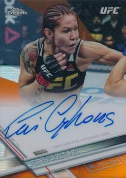 2017 Topps Chrome UFC - Fighter Autographs Orange Refractor #FA-CJ Cris Justino Front