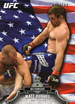 2012 Topps UFC Bloodlines - Country Flag #24 Matt Hughes Front