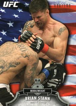 2012 Topps UFC Bloodlines - Country Flag #37 Brian Stann Front