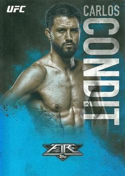 2017 Topps Fire UFC - Blue Flame #48 Carlos Condit Front