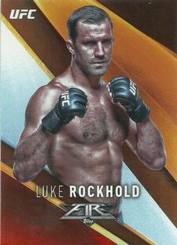 2017 Topps Fire UFC - Red Hot #35 Luke Rockhold Front