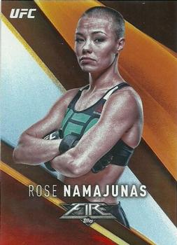 2017 Topps Fire UFC - Red Hot #50 Rose Namajunas Front