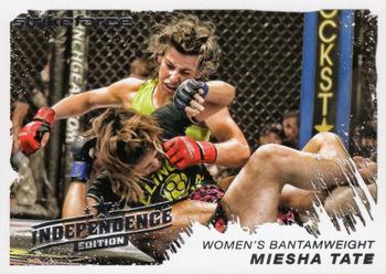 2011 Topps UFC Moment of Truth - Independence Edition #129 Miesha Tate Front