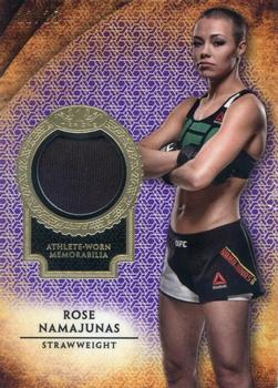 2018 Topps UFC Knockout - Tier One Relics Purple #TOR-RN Rose Namajunas Front