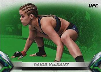 2018 Topps UFC Knockout - Green #10 Paige VanZant Front