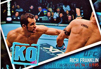 2009 Topps UFC Round 2 - Photo Finish #PF-12 Rich Franklin Front
