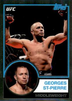 2018 Topps Chrome UFC - 1983 Topps #UFC83-GSP Georges St-Pierre Front