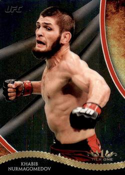 2018 Topps Chrome UFC - 2017 Tier 1 Chrome UFC #UFCT-KN Khabib Nurmagomedov Front