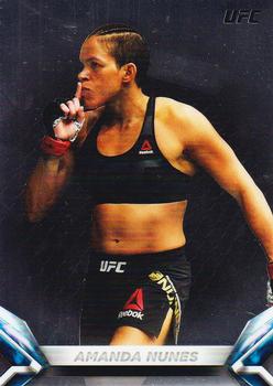 2018 Topps Chrome UFC - 2018 UFC Knockout Chrome #UFCK-AN Amanda Nunes Front