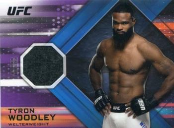 2019 Topps UFC Knockout - Knockout Relics Purple #KR-TW Tyron Woodley Front