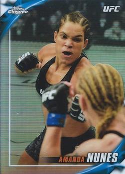 2019 Topps Chrome UFC - UFC Knockout Chrome #UFCK-AN Amanda Nunes Front