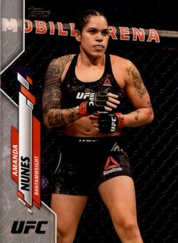 2020 Topps UFC #1 Amanda Nunes Front