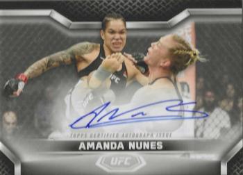 2020 Topps UFC Knockout - Knockout Autographs #KA-AN Amanda Nunes Front