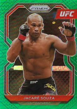 2021 Panini Prizm UFC - Green Prizms #21 Jacare Souza Front