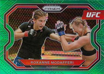 2021 Panini Prizm UFC - Green Prizms #127 Roxanne Modafferi Front
