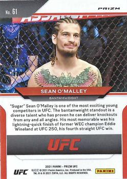 2021 Panini Prizm UFC - Silver Prizms #61 Sean O'Malley Back