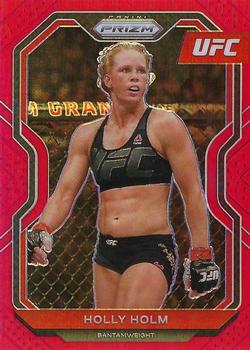 2021 Panini Prizm UFC - Red Prizms #4 Holly Holm Front