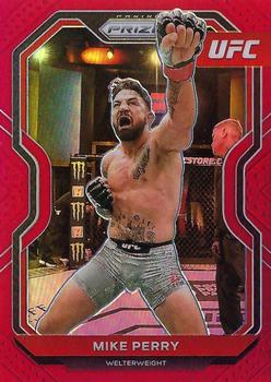 2021 Panini Prizm UFC - Red Prizms #19 Mike Perry Front