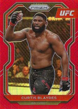 2021 Panini Prizm UFC - Red Prizms #50 Curtis Blaydes Front