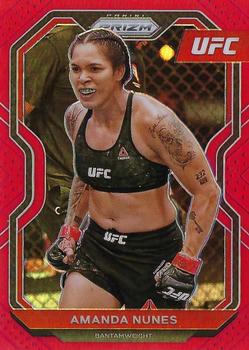 2021 Panini Prizm UFC - Red Prizms #66 Amanda Nunes Front