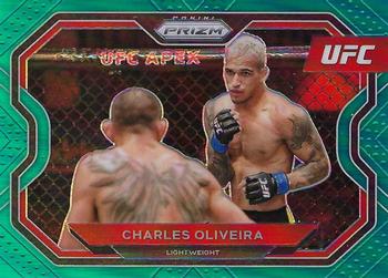 2021 Panini Prizm UFC - Teal Prizms #174 Charles Oliveira Front