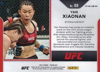 2021 Panini Prizm UFC - Mojo Prizms #169 Yan Xiaonan Back
