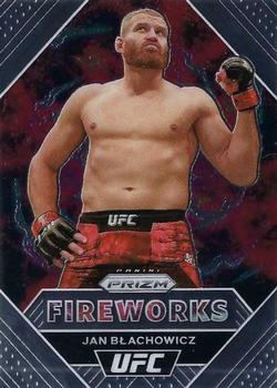 2021 Panini Prizm UFC - Fireworks #22 Jan Blachowicz Front