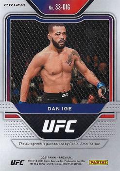 2021 Panini Prizm UFC - Sensational Signatures Silver Prizms #SS-DIG Dan Ige Back