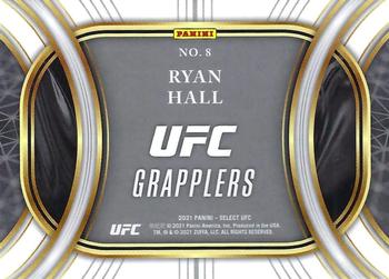 2021 Panini Select UFC - Select Grapplers #8 Ryan Hall Back