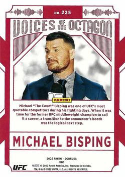 2022 Donruss UFC #225 Michael Bisping Back