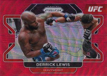 2022 Panini Prizm UFC - Ruby Wave #1 Derrick Lewis Front