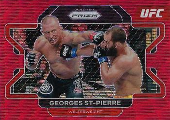 2022 Panini Prizm UFC - Ruby Wave #61 Georges St-Pierre Front