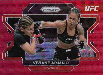 2022 Panini Prizm UFC - Ruby Wave #62 Viviane Araujo Front