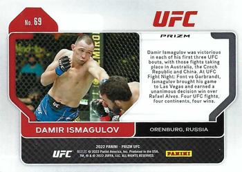 2022 Panini Prizm UFC - Ruby Wave #69 Damir Ismagulov Back