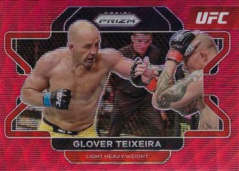 2022 Panini Prizm UFC - Ruby Wave #81 Glover Teixeira Front