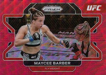 2022 Panini Prizm UFC - Ruby Wave #96 Maycee Barber Front