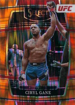 2022 Panini Select UFC - Orange Flash Prizms #47 Ciryl Gane Front