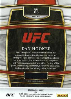 2022 Panini Select UFC - Tri-Color Prizms #66 Dan Hooker Back