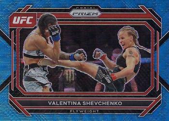 2023 Panini Prizm UFC - Blue Wave Prizms #63 Valentina Shevchenko Front
