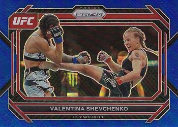 2023 Panini Prizm UFC - Blue Prizms #63 Valentina Shevchenko Front