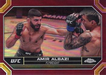 2024 Topps Chrome UFC - Magenta Refractor #16 Amir Albazi Front
