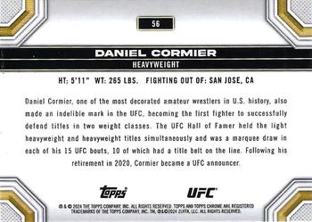 2024 Topps Chrome UFC - Prism #56 Daniel Cormier Back