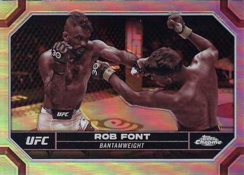 2024 Topps Chrome UFC - Sepia Refractor #164 Rob Font Front