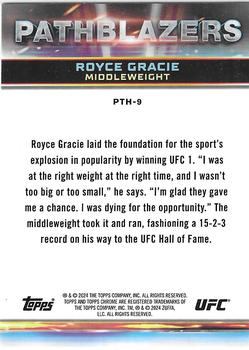 2024 Topps Chrome UFC - Pathblazers #PTH-9 Royce Gracie Back