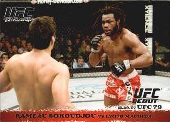 2009 Topps UFC Round 1 #77 Rameau Sokoudjou / Lyoto Machida Front