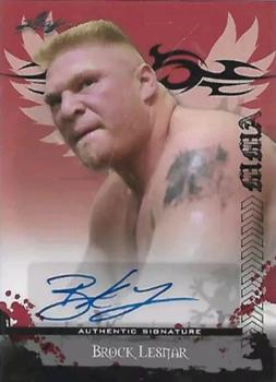 2010 Leaf MMA - Autographs Red #AU-BL1 Brock Lesnar Front