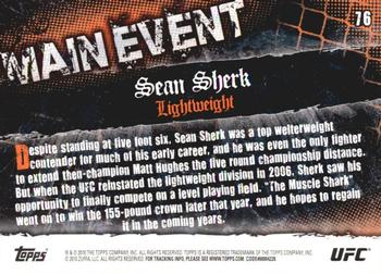 2010 Topps UFC Main Event - Gold #76 Sean Sherk Back