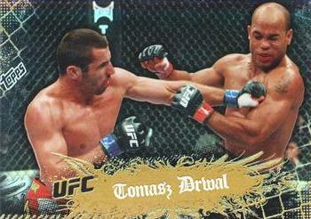 2010 Topps UFC Main Event - Gold #104 Tomasz Drwal Front